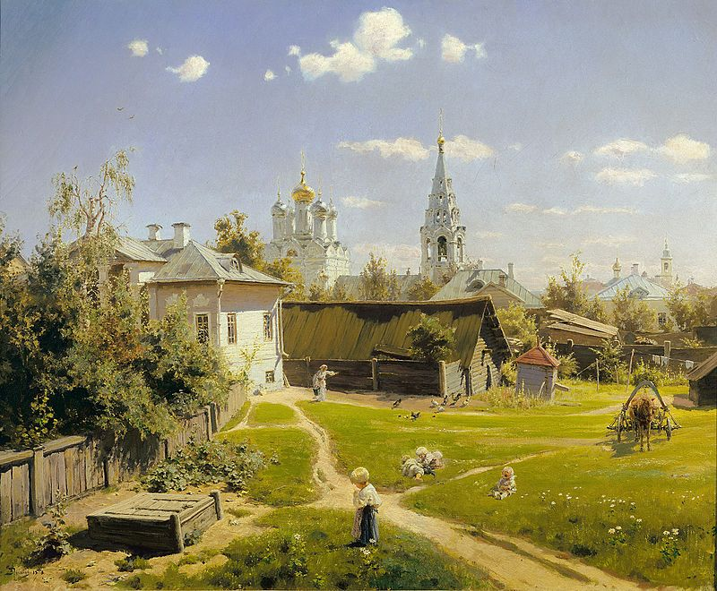 Василий Поленов, Московский дворик, 1878