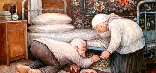 Леонид Баранов. Помидоры дозревают. Из цикла «Жили-были дед да баба»