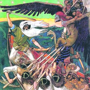 Аксели Галлен-Каллела. Защита Сампо. Иллюстрация к «Калевале». 1896