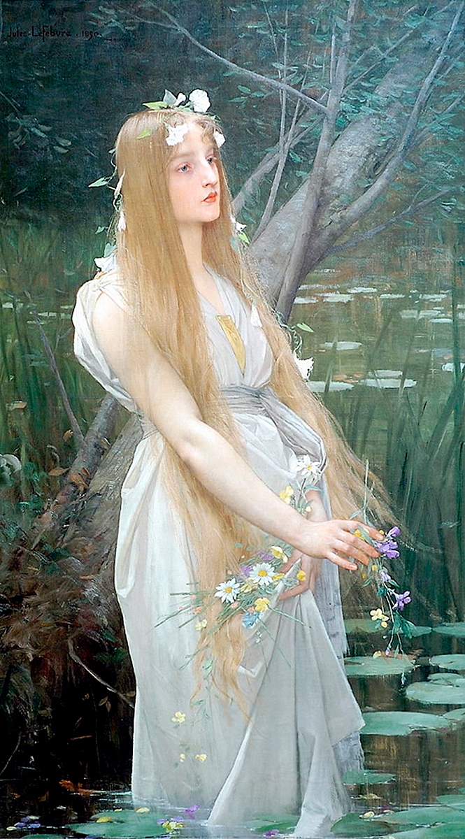 Жюль Жозеф Лефевр. Офелия (ок. 1890)