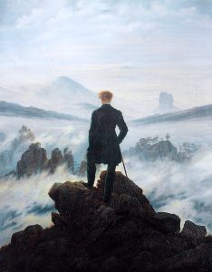 Каспар Давид Фридрих. Странник над морем тумана (1818)